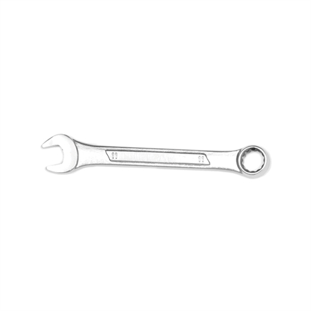 PERFORMANCE TOOL Chrome Combination Wrench, 11mm, with 12 Point Box End, Raised Panel, 5-1/8" Long W313C